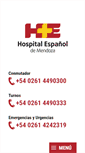 Mobile Screenshot of hespanol.com.ar